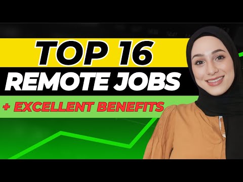 Top 16 Remote Jobs Hiring Now + Benefits Included (Work From Home)