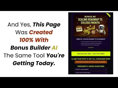 Bonus Builder AI OTO 1, 2, 3 – ALL 3 Upsell Links – Bonus Builder AI Review & OTO