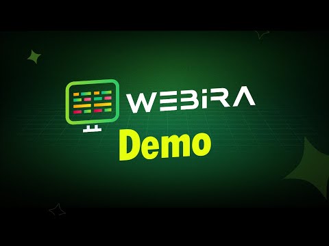 Webira Demo – AI Powered Website Builder