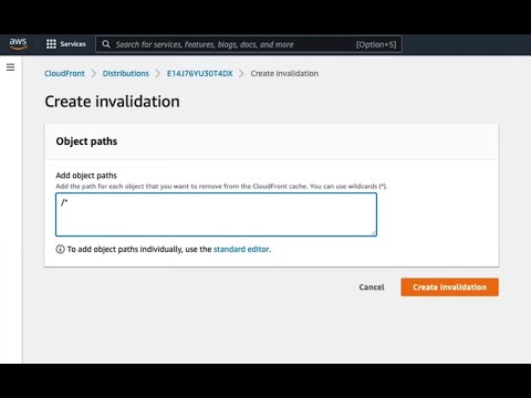 S3 Video Offers: Updating Custom Domain Changes (clearing CloudFront cache)