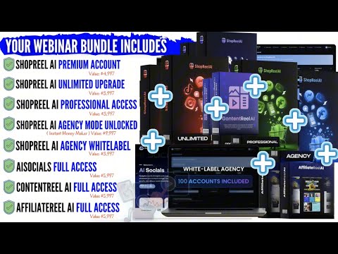 ShopReelAI Review Webinar + Bundle + Demo + OTOs + Bonuses | ShopReel AI Review | ShopReel Review