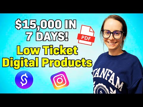 How I made $15,000 in 7 Days with ONE Low Ticket Digital Product