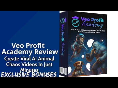 Veo Profit Academy Review | Create Viral AI Animal Chaos Videos In Just Minutes | Exclusive Bonuses