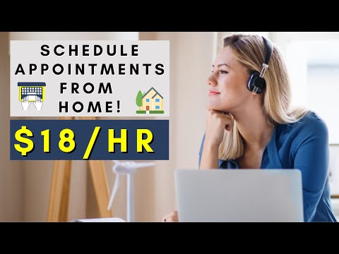 SCHEDULE APPOINTMENTS FROM HOME | WORK FROM HOME JOBS 2025