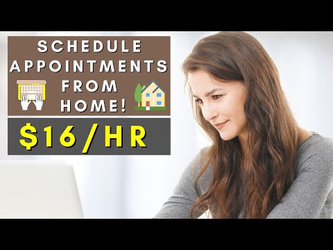 SCHEDULE APPOINTMENTS FROM HOME | REMOTE WORK FROM HOME JOBS 2025