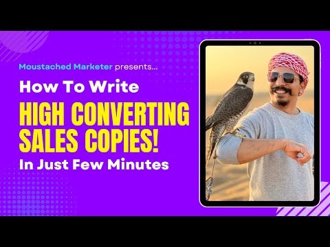 How To Write High Converting Sales Copies In Minutes!