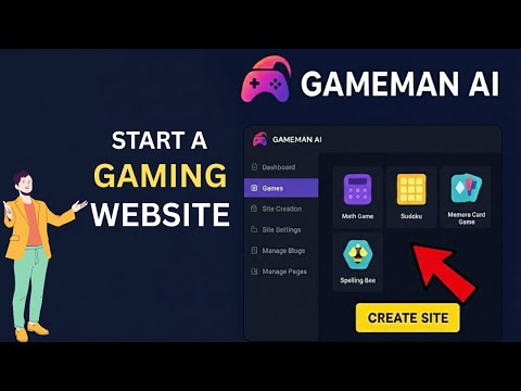 Gameman AI Review & Demo 2025 | Build Your Own AI Gaming Website in Minutes!