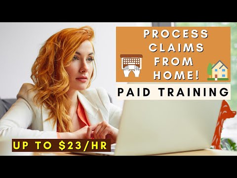 PROCESS CLAIMS FROM HOME | PAID TRAINING | REMOTE WORK FROM HOME JOBS 2025