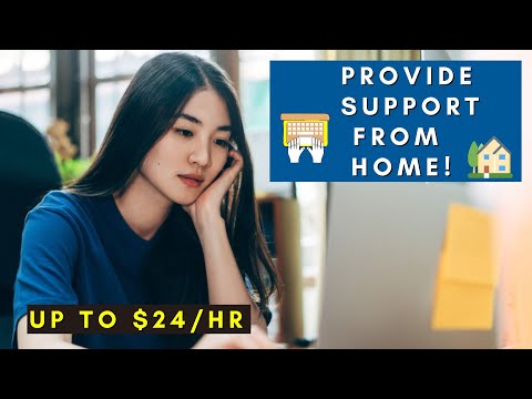 PROVIDE SUPPORT FROM HOME | REMOTE WORK FROM HOME JOBS 2025
