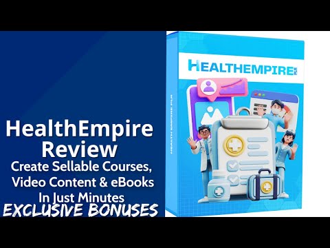 HealthEmpire Review | Create Sellable Courses, Video Content & eBooks In Just Minutes