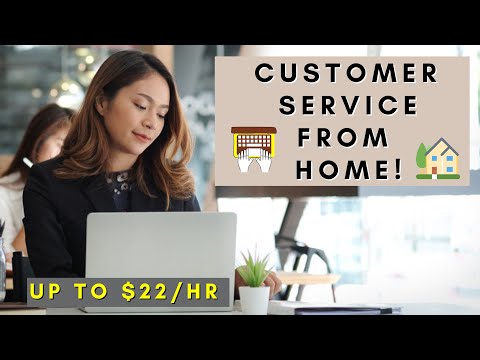 CUSTOMER SERVICE FROM HOME | REMOTE WORK FROM HOME JOBS 2025