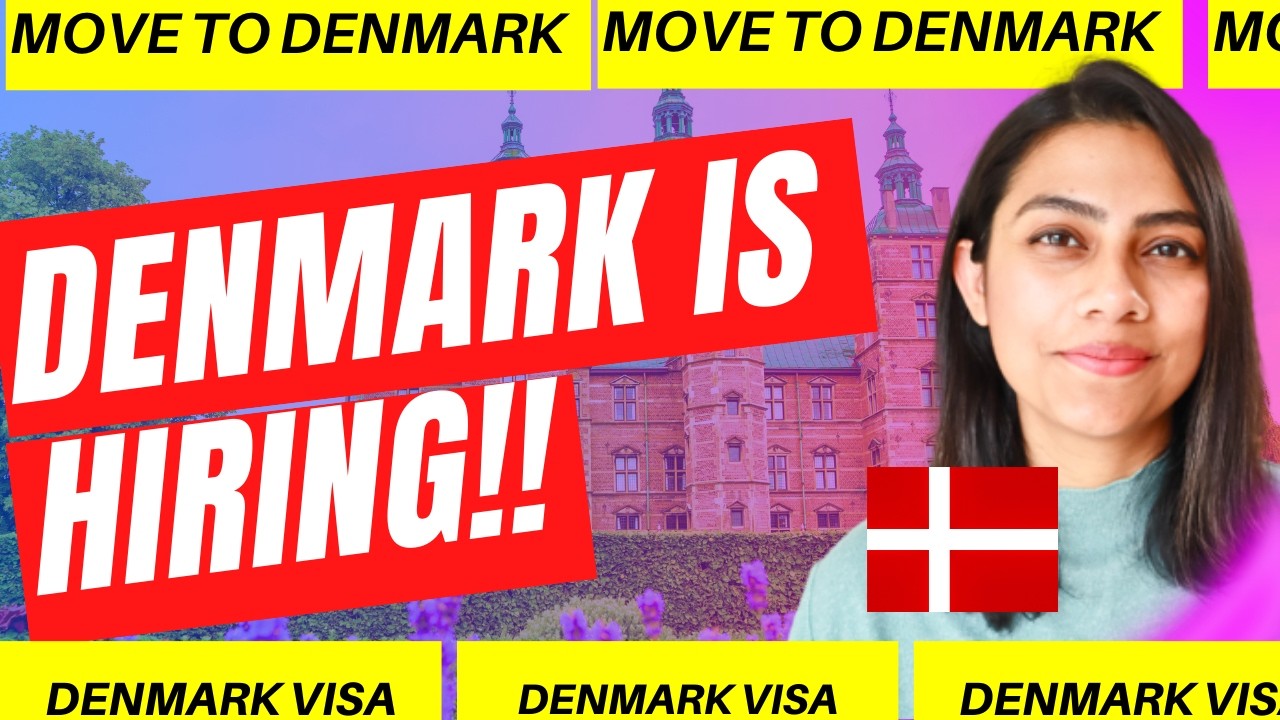 How to get a JOB with VISA in DENMARK QUICKLY | Move to Denmark with SPONSORSHIP