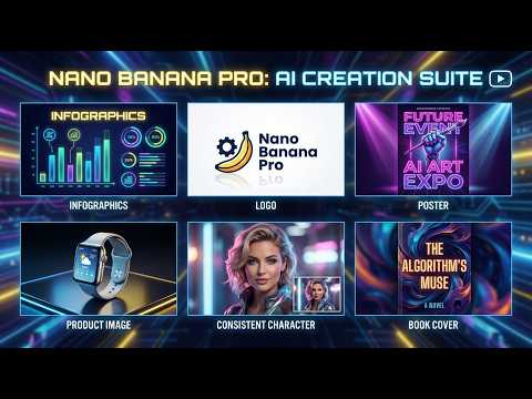 Nano Banana Pro Is INSANE | Create Consistent Characters, Product Photos, Infographics & More