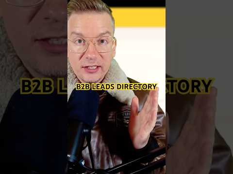 B2B LEADS DIRECTORY #salesfunneltemplate #internetmarketing #leadsark #leadsgeneration #leads