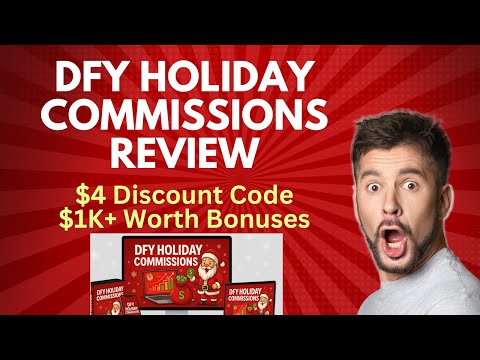 DFY Holiday Commissions Review | Quick DEMO, $4 Discount Code