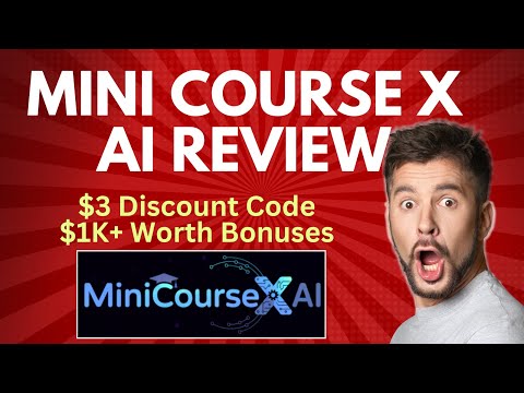 MiniCourseX AI Review | Quick DEMO, $3 Discount Code & Bonus