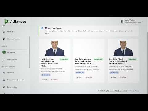 VidBamboo Review And Demo – Vid Bamboo System By Victory Akpos