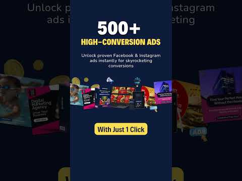 AI Facebook & Instagram Ads Generator – Create 500+ Ads in ONE Click!
