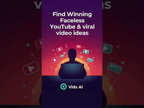 World’s First AI Faceless YouTube Analytics Tool – Vidx AI Explained!