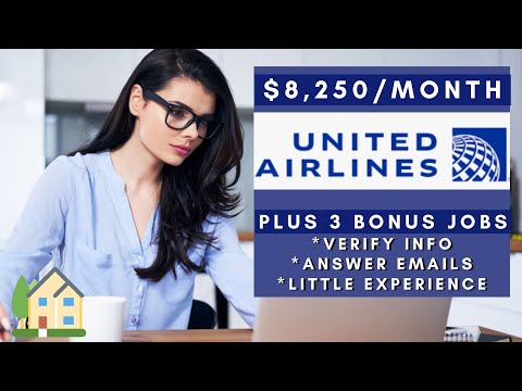 United Airlines is Hiring Remote plus Little Experience Work From Home Jobs 2025