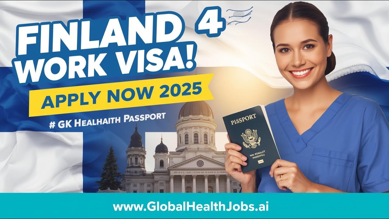 Finland 2025: FREE 4-Year Work Visa for Nurses & Caregivers |Full Sponsorship + Family Reunification