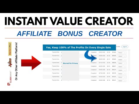 InstantValueCreator Reseller Review Demo – Create High-Value Full Affiliate Bonuses in Minutes