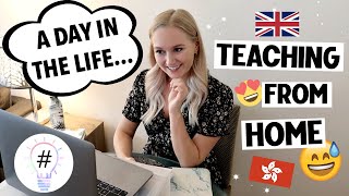 TEACHING FROM HOME: A Day in the Life (My Routine, Virtual Lessons)