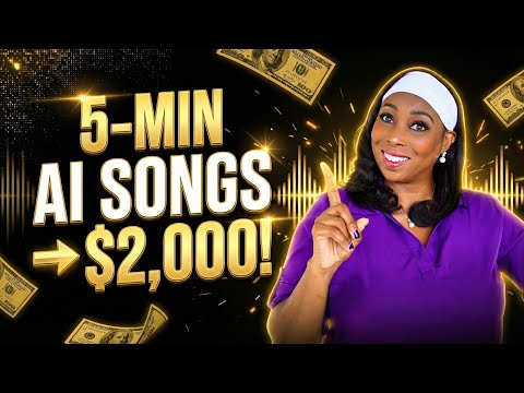 How I Made $2,000 From AI Songs I Created in 5 Minutes (Test Tool FREE, No Talent)