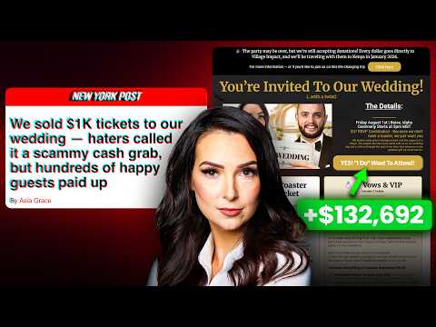 How We Turned Our Wedding Into a $132,000 Viral Launch