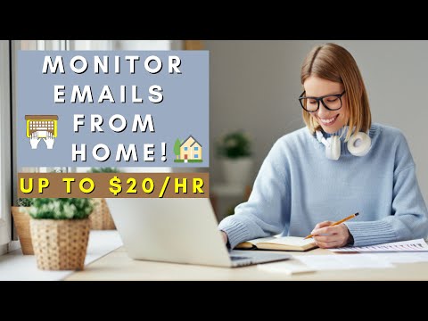 MONITOR EMAILS FROM HOME | REMOTE WORK FROM HOME JOBS 2025