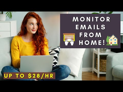 MONITOR EMAILS FROM HOME | REMOTE WORK FROM HOME JOBS 2025