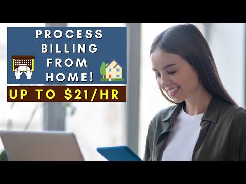 PROCESS BILLING FROM HOME | REMOTE WORK FROM HOME JOBS 2025