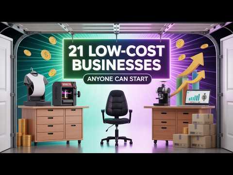💥21 PROFITABLE BUSINESSES YOU CAN START FROM HOME.