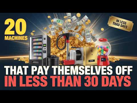 “20 Machines That Pay For Themselves in Less Than 30 Days (#7 Blew My Mind)”