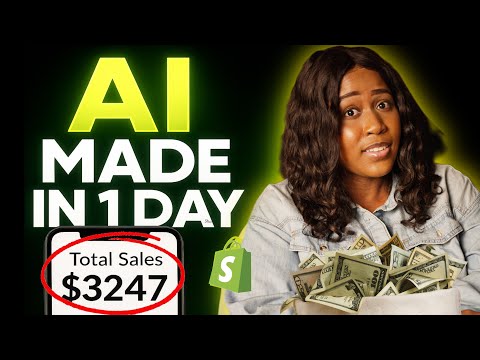 How I Started An AI Dropshipping Business in One Day