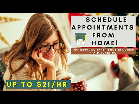 SCHEDULE APPOINTMENTS FROM HOME | PAID TRAINING | REMOTE WORK FROM HOME JOBS 2025
