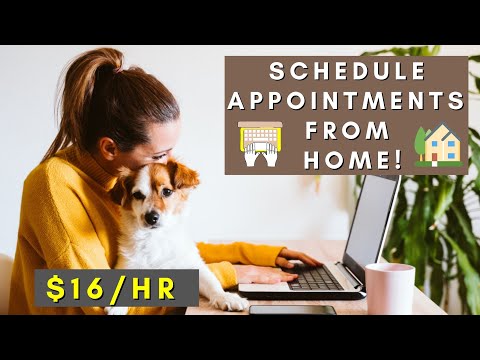 SCHEDULE APPOINTMENTS FROM HOME | REMOTE WORK FROM HOME JOBS 2025