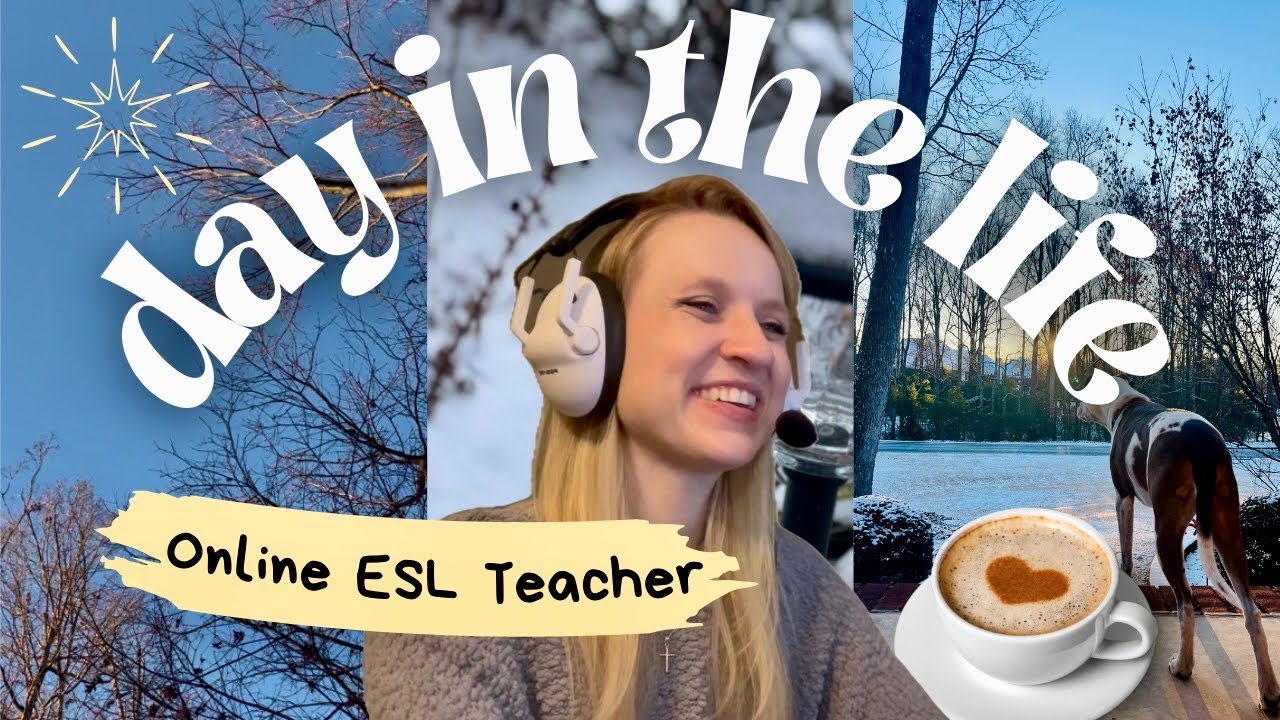 Day in my life as an online ESL teacher | Naonow schedule & sample lesson ❄️