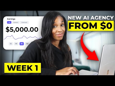 I started An AI Agency from $0 To Prove It’s not Luck – Week 1 I got a Win!