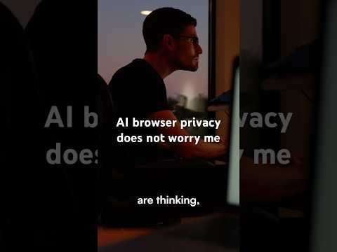 AI browser privacy