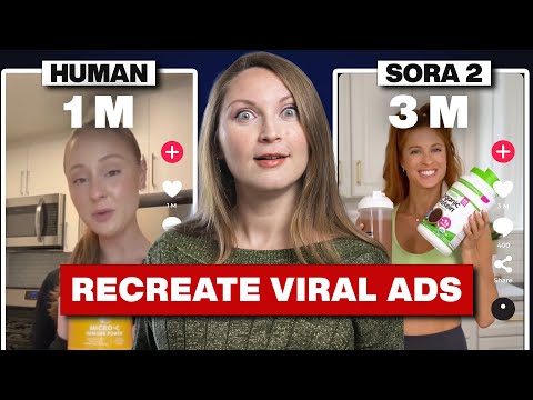 How to Recreate Viral Video Ads with AI Agent (Powered by OpenAI Sora2)