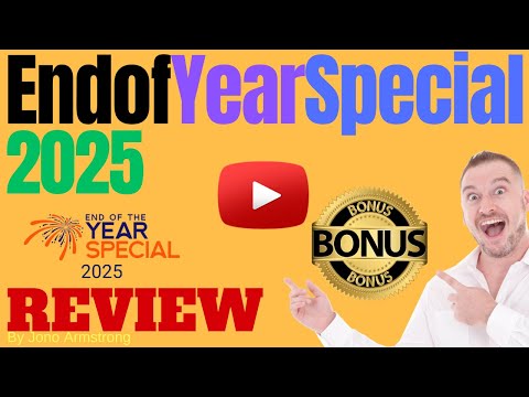 End of Year Special 2025 Review ⚠️ WARNING ⚠️ DON'T GET THIS WITHOUT MY 👷 CUSTOM 👷 BONUSES!!