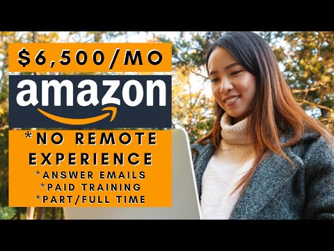 Amazon is Hiring Remote + NO Remote Experience Work From Home Jobs 2025
