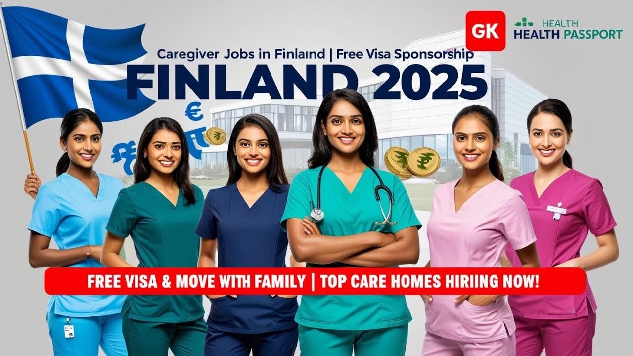 caregiver jobs in Finland 🇫🇮 with free visa sponsorship 2025 care homes hiring now
