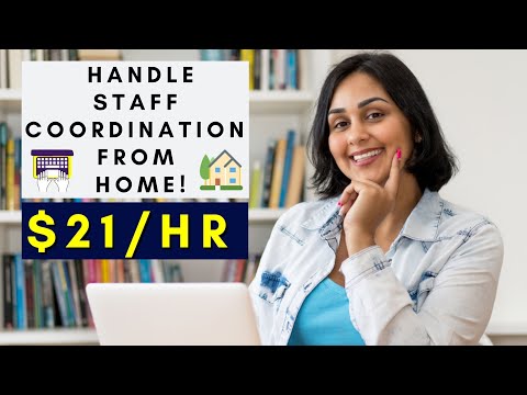 HANDLE STAFF COORDINATION | REMOTE WORK FROM HOME JOBS 2025