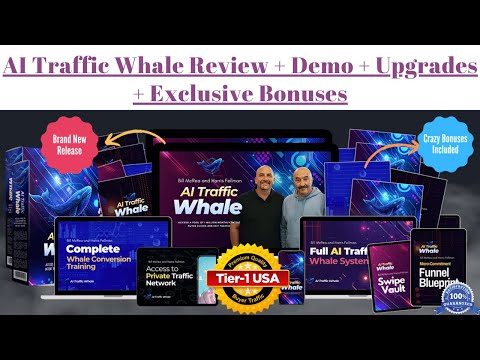 AI Traffic Whale Review + Demo + OTOs (Upgrades) + Bonuses | AITrafficWhale Review