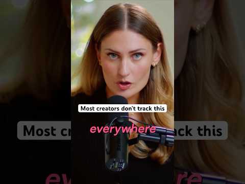 Most creators don't track this.