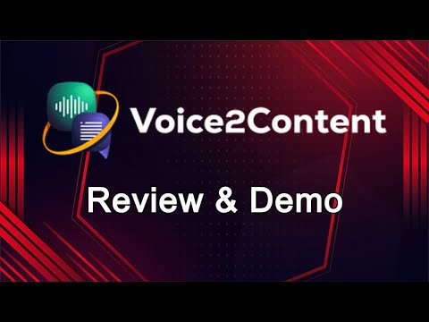 Voice2Content Review & Demo