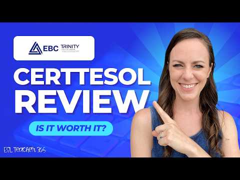 Best Online TEFL Course? Trinity CertTESOL Course Review | EBC