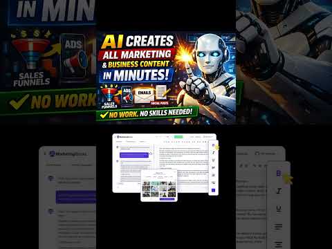 AI Platform Creates ALL Marketing, Sales & Business Content in Minutes